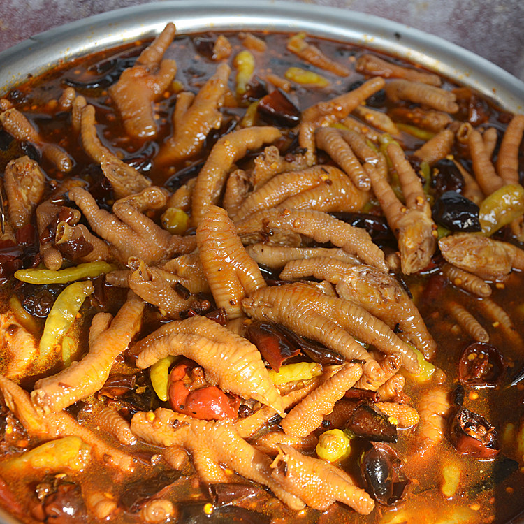 张记泡椒凤爪 野山椒鸡爪湖南特产辣小吃零食 凉菜即食酸辣鸡爪