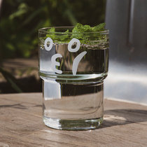 Three homes original high-tension Silicon heat-resistant glass whiskey glass Fresh round Milk Cup teacup beverage cup