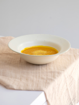 Tough pottery noodles bowl Western-style thick soup bowl anti-hot soup noodle bowl large tableware handmade ceramic microwave oven household food utensils