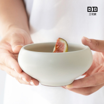 Miyake Family original white Japanese cooking bowl Cold noodle bowl Milk tea bowl Matcha bowl Glossy matte bowl Miso soup bowl