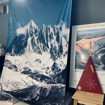 Foreign trade Nordic exports to the United States tapestry art hanging cloth decorative cloth leisure scenery snow mountain simple design sense