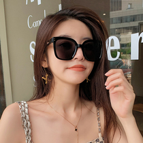 Sunglasses female Korean version of the tide 2020 new ins retro port wind anti-UV sunglasses show face small gm large frame