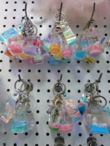 Dropping key chain foreign trade tail single sample key chain cartoon series Japanese and Korean macarons