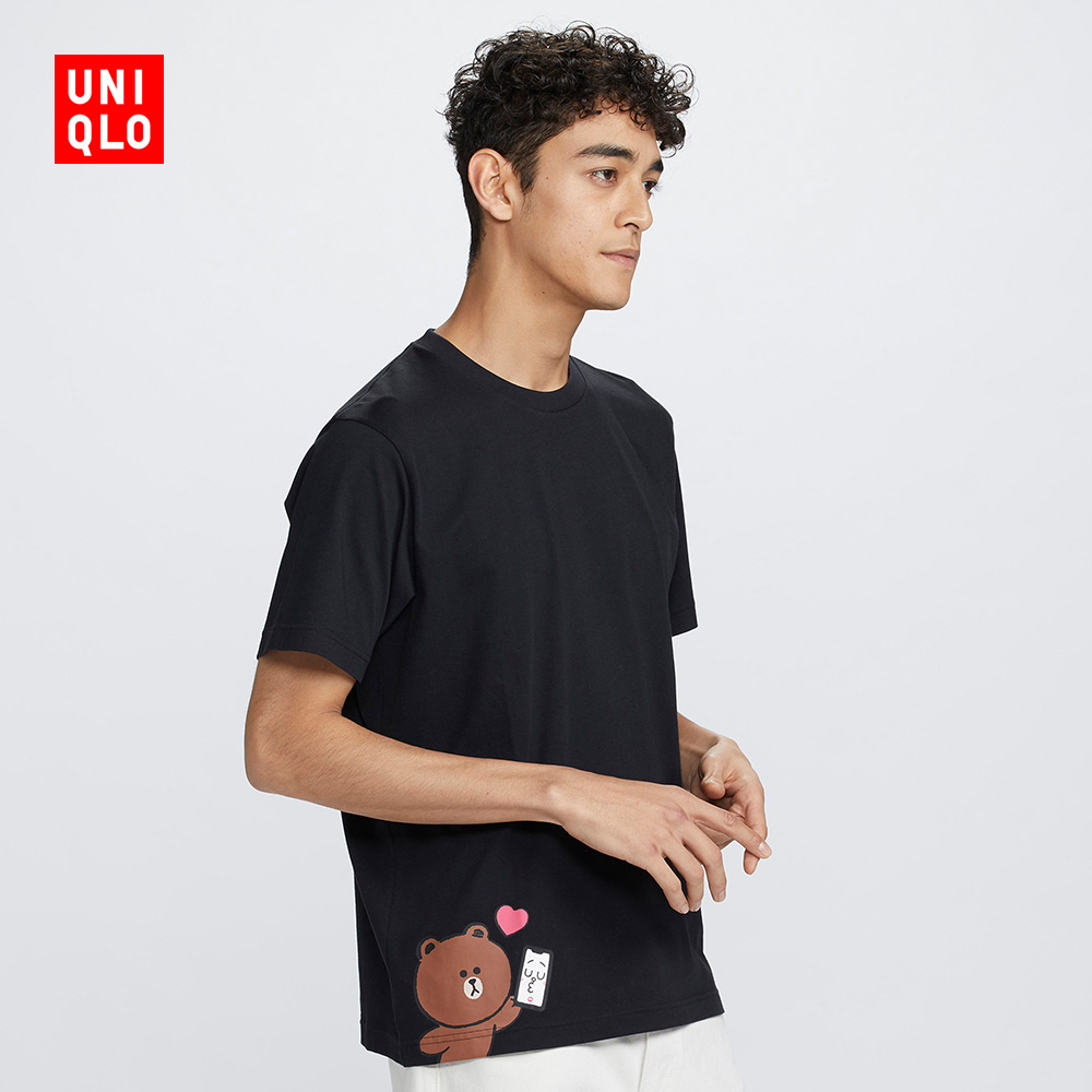 10日0点:优衣库 情侣装 427530 (ut) line friends 印花t恤(短袖)