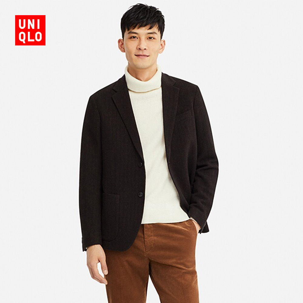 男装 羊毛混纺茄克 409305 优衣库uniqlo