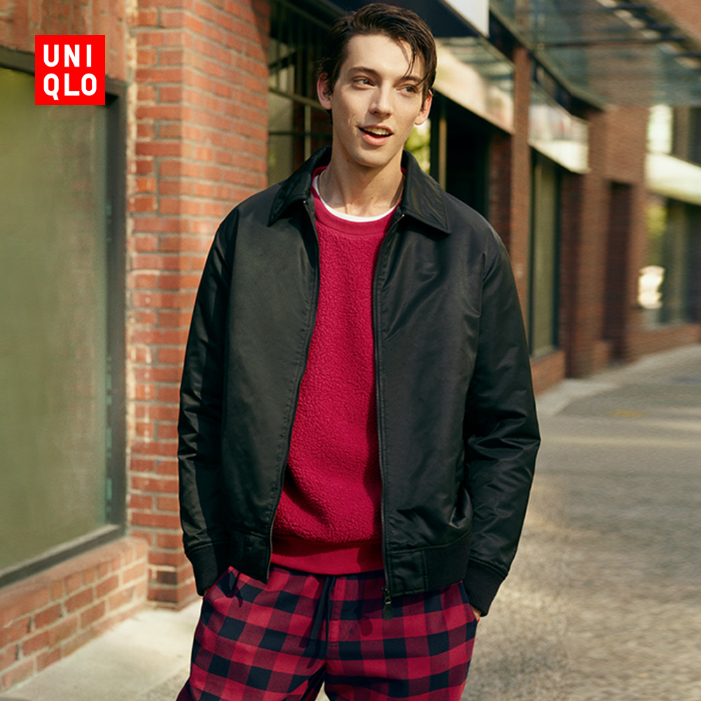 男装飞行员茄克411026优衣库uniqlo
