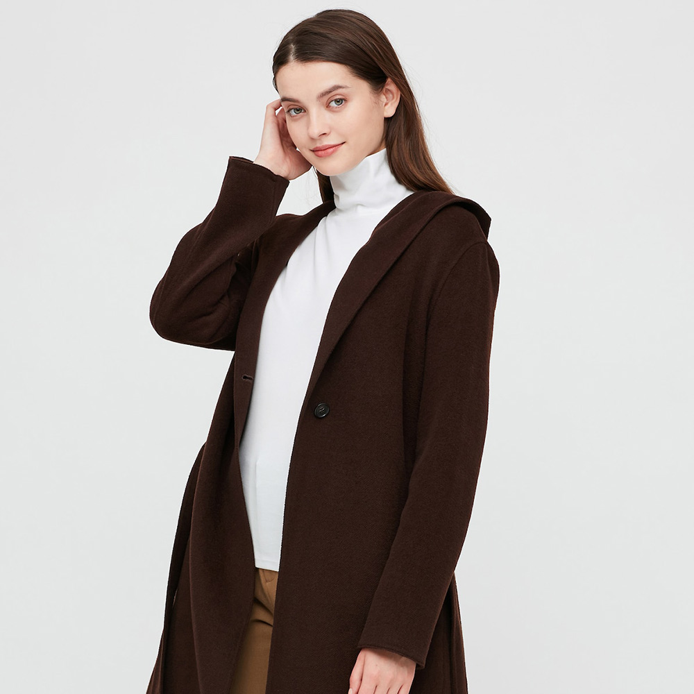 uniqlo women's stretch cotton two-lapel t-shirt (long sleeve) 428311 uniqlo