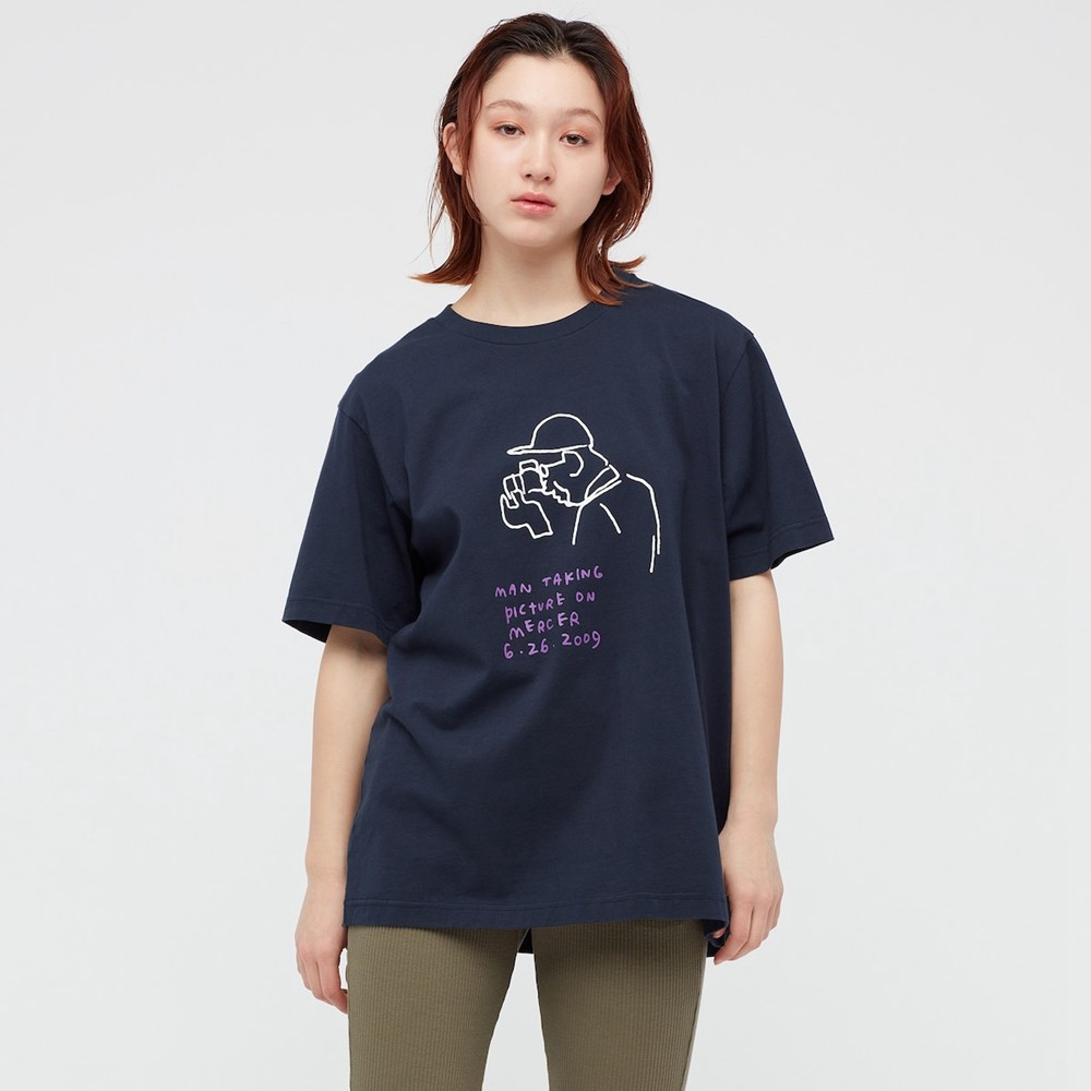 优衣库 男装/女装 (ut) jason polan印花t恤 437285 uniqlo