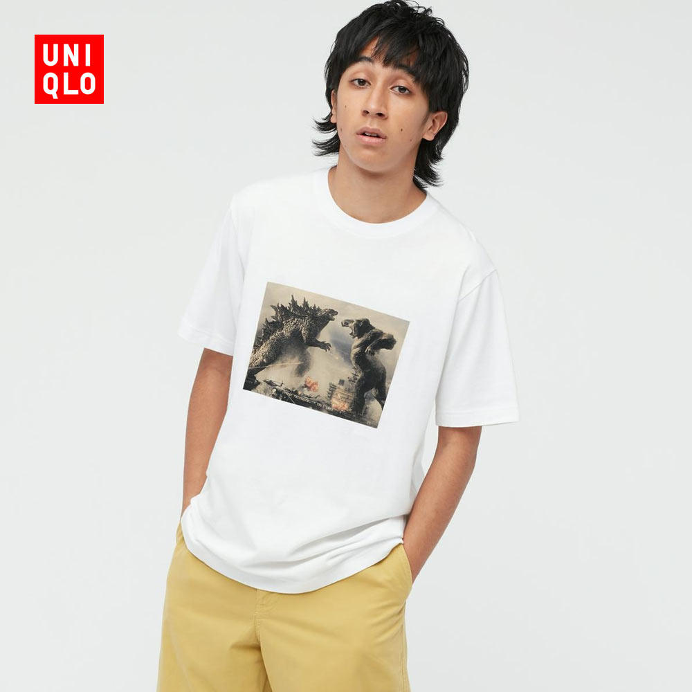 优衣库 男装/女装 (ut) 哥斯拉印花t恤(短袖) 435433 uniqlo