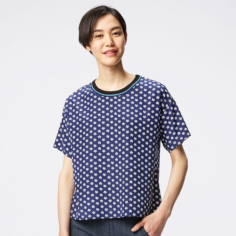 女装 印花衬衫(短袖) 158464 优衣库UNIQLO