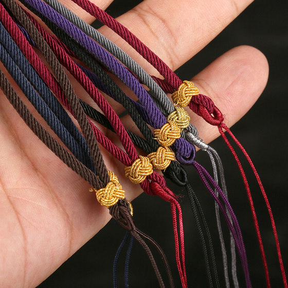 Qianya Milan 실 손으로 짠 Flat Knotted Gold Thread Cloud Tassel DIY Amber Jade Necklace Lanyard와 함께 추가 할 수 있습니다. Qianya Milan 실 손으로 짠 Flat Knotted Gold Thread Cloud Tassel DIY Amber Jade Necklace Lanyard와 함께 추가 할 수 있습니다.