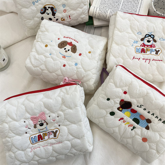Cute puppy makeup bag new embroidery cartoon storage bag sorting bag handbag shopping clutch bag
Cute puppy makeup bag new embroidery cartoon storage bag sorting bag handbag shopping clutch bag