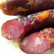 Sichuan authentic sausage is not spicy farmhouse homemade local pork sausage wide sweet smoked sausage