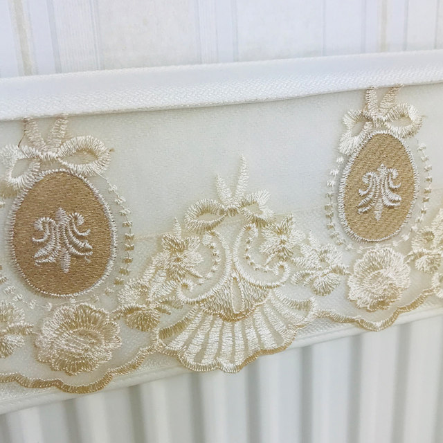 ການປົກຫຸ້ມຂອງຝຸ່ນ Radiator lace embroidered cover heating dust-proof anti-blackening cover old-fashioned radiator decorative cover