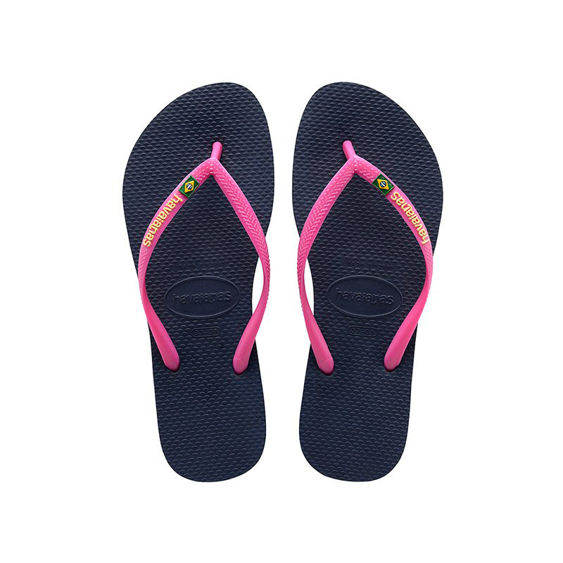 havaianas/哈瓦那女鞋 2018春夏新品简约夹趾纯色防滑女士人字拖