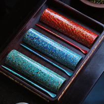 Canoe tea then large lacquer tea spoon tea shovel red wood spoon lacquered ware sandalwood utiliturg tea with tea ceremony accessories 1302