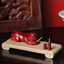 Speech Year Old Welcome New Line Fragrant Inserts Indian Small Leaf Purple Sandalwood Boy Swing Piece Red Wood Engraving Incense Stick Collection Gift 1313