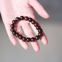 Hainan yellow flower pear bracelet wearing grade old oil pear tiger leather tattoo bracelet woman read Zhuhai yellow sandalwood Buddha pearl c 10mm