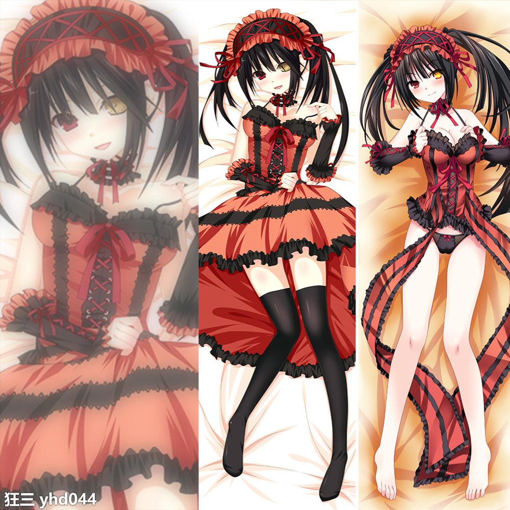 人气 时崎狂三抱枕 绅士双层等身抱枕 约会大