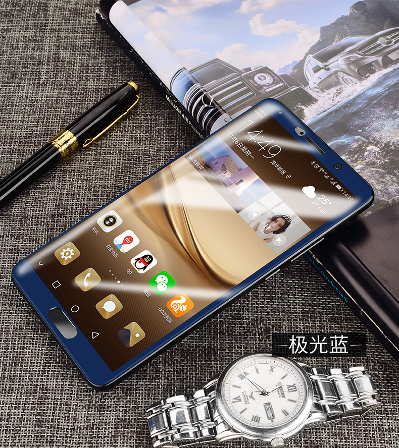 【华为mate10钢化膜全屏覆盖mt10玻璃膜4D曲