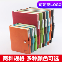 Xitong soft leather portable notebook stationery book small fresh college student a5 business reading notepad small a6 diary thickened with pen hand book for women simple hand book 862