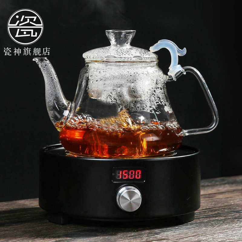 Glass tea teapot steam electric porcelain god TaoLu boiled tea steamer kettle boil tea, black tea, tea