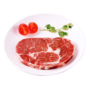 伊赛清真澳洲原肉整切眼肉牛排套餐黑椒家用10片新鲜菲力厚西冷