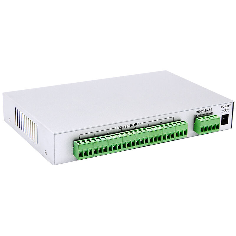 yutai technology ut-1208 serial port 485 hub 8-port 4-port 232 industrial grade r232 to 8-way r485 distributor hub 8-way rs485/rs232 communication splitter photoelectric isolation