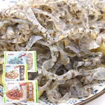 Asian fishing port spicy fish skin 150g delicious fish skin casual snacks hotel cold dish fish skin Silk