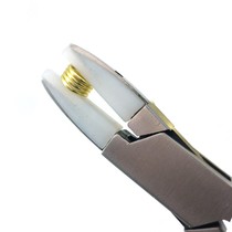 Plastic Mouth Nylon Head Flat Pliers Pull Straight 14k Gold And Silver Brass Wire Thread Unhurt Wire Grip Jewellery Ornament DIY Handmade Pliers