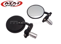 Universal pedal Street running motorcycle modified folding handlebar end Rearview Mirror Mirror 22mm