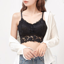 Beauty back harness vest 100 hitch a girl lace lace lace anti-walking light wrap chest smear female hit bottom sexy poly-woo lingerie