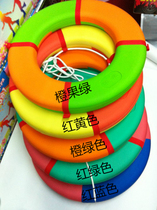 Ningbo Huaxu foam swimming ring solid non-inflatable foam lifebuoy Adult lifebuoy swimming ring with rope