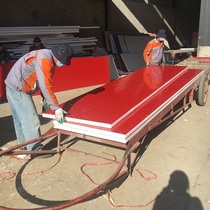 Shandong Jinan color steel composite panel foam sandwich panel lightweight steel structure special wall support customized manufacturer direct selling