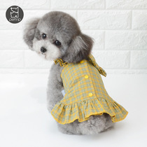 2020 spring and summer new dog clothes Puppy hanging band Skirt Dog Skirt Small Dog Pet Clothes Teddy Clothes summer