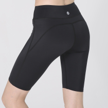 VH compression pants womens fitness yoga five-point pants running quick-drying elastic high waist tight hips outer wear shorts summer thin