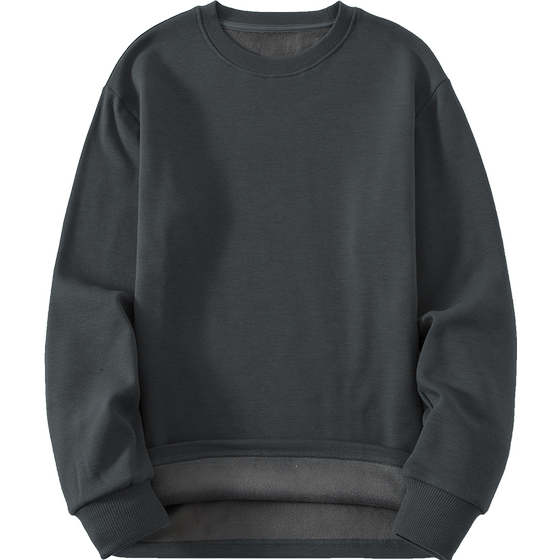 Heavy long -sleeved T -shirt Men's autumn and winter plus the inside with heating underwear bottoming shirt pure white sweater autumn clothing
Heavy long -sleeved T -shirt Men's autumn and winter plus the inside with heating underwear bottoming shirt pure white sweater autumn clothing
