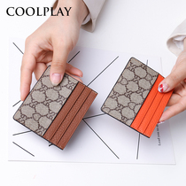 Small ck card bag Female cute ultra-thin card bag Multi-card small and exquisite card bag male anti-degaussing card card bag