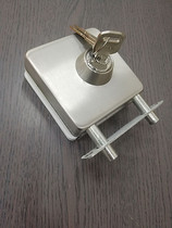 Glass door lock floor lock free square bolt lock