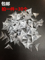 Glass non-slip pad triangle corner cabinet dustproof rubber pad table machine gasket