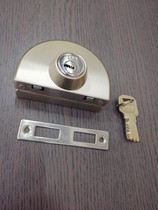 Stainless steel glass door lock semicircle with hook single door single side lock