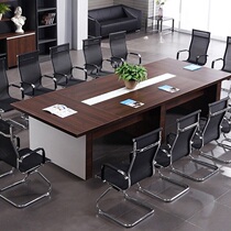 Simple modern conference table long table small panel training table rectangular office table and chair bench table office furniture