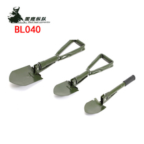 Three-in-one engineer shovel field camping tool shovel engineer shovel large multi-function folding shovel