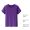 Pure cotton round neck - purple