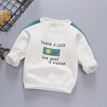 Childrens clothing childrens winter clothing 0-1-2-3 year-old treasure plus velvet clothes for boys and girls to keep warm base shirt baby tops