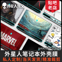 alienware alien laptop X17 R1 computer stickers M17 M17R4 M15R4 R2 R3 R5