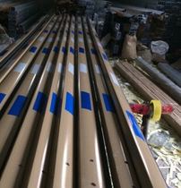 Both high blocking bar Booth high technology anti-smashing adhesive tape lever Blue and white pass brake lever Booth high road brake lever