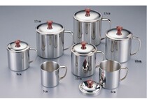 Non-magnetic thick stainless steel cup small tea cup boiling Cup Cup with lid for primary school students Cup