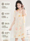 여성용 Marienza Cool Ice Silk Nightgown 2025 여성을위한 새로운 여름 얇은 미드 길이 치마 대형 크기 드레스 잠옷 여성용 Marienza Cool Ice Silk Nightgown 2025 여성을위한 새로운 여름 얇은 미드 길이 치마 대형 크기 드레스 잠옷