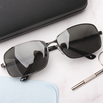 Glass sunglasses Mens box Toad Glasses Drive Fishing sunglasses Luya HD sunglasses Semi-tempered lenses